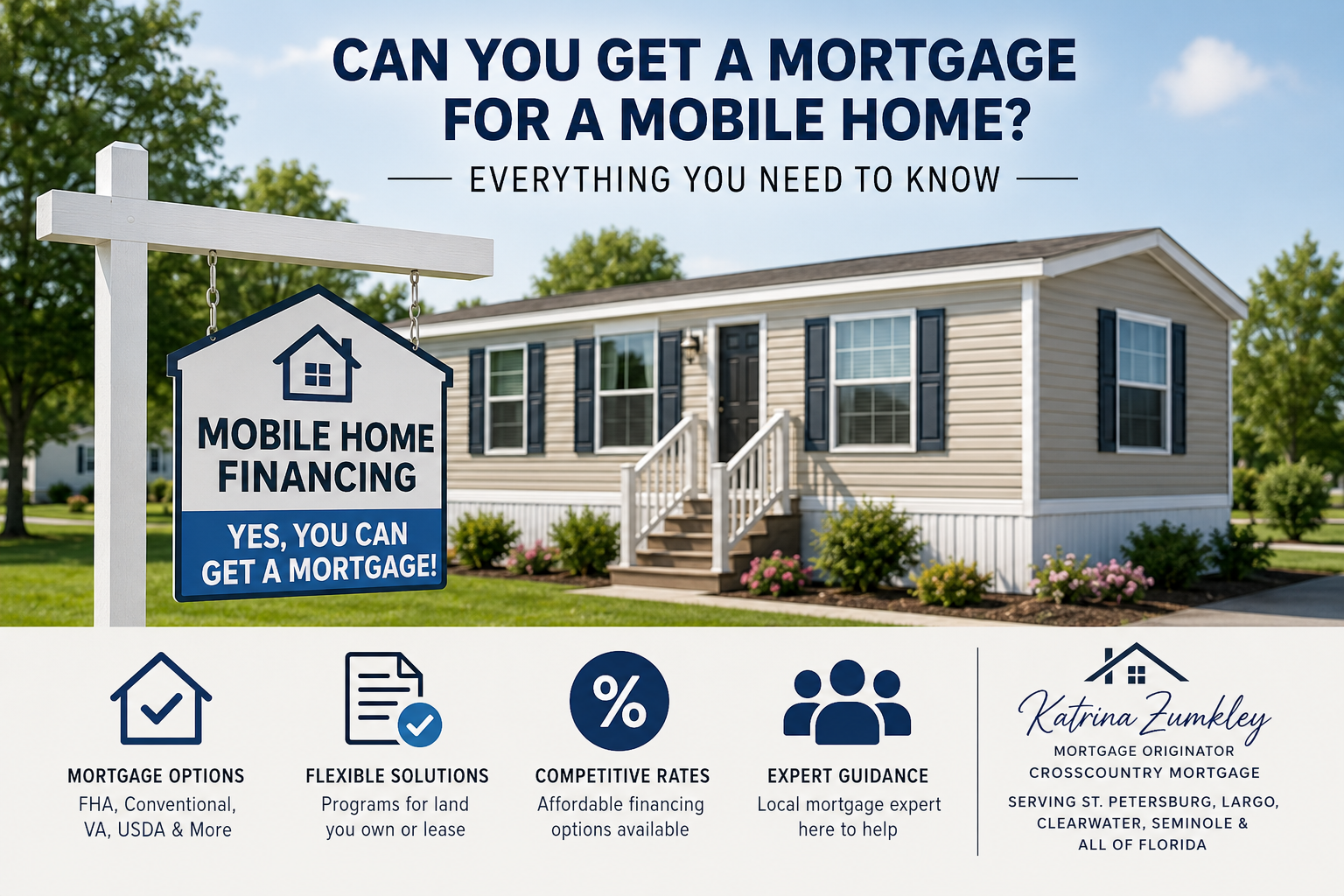 Can First-Time Homebuyers Buy a Manufactured Home in Florida? Complete Mortgage Guide for 2026